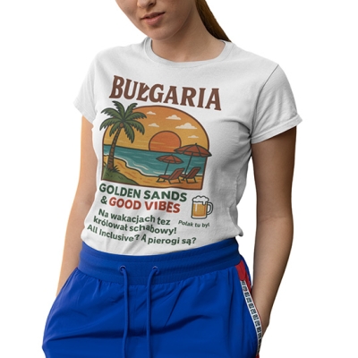 KOSZULKA DAMSKA  WAKACYJNA  Bułgaria
